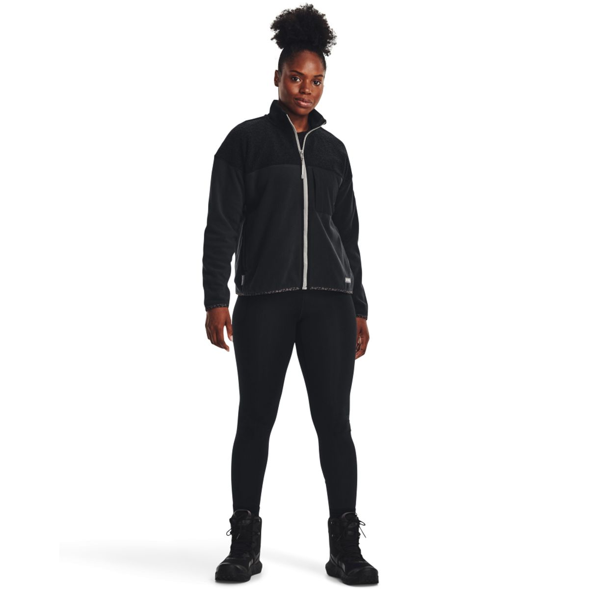 언더아머(UNDERARMOUR) 여성 폴라텍 Maxx 풀집업 재킷 1373291-001
