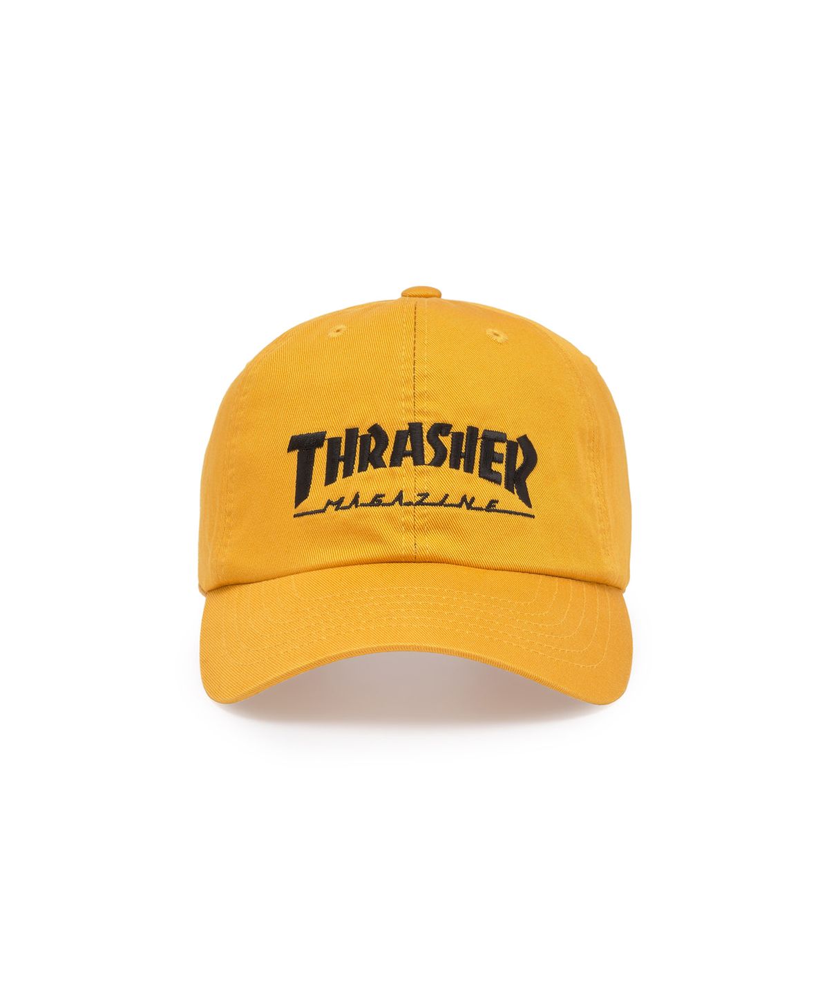 트레셔(THRASHER) 매거진 로고 볼캡 머스타드