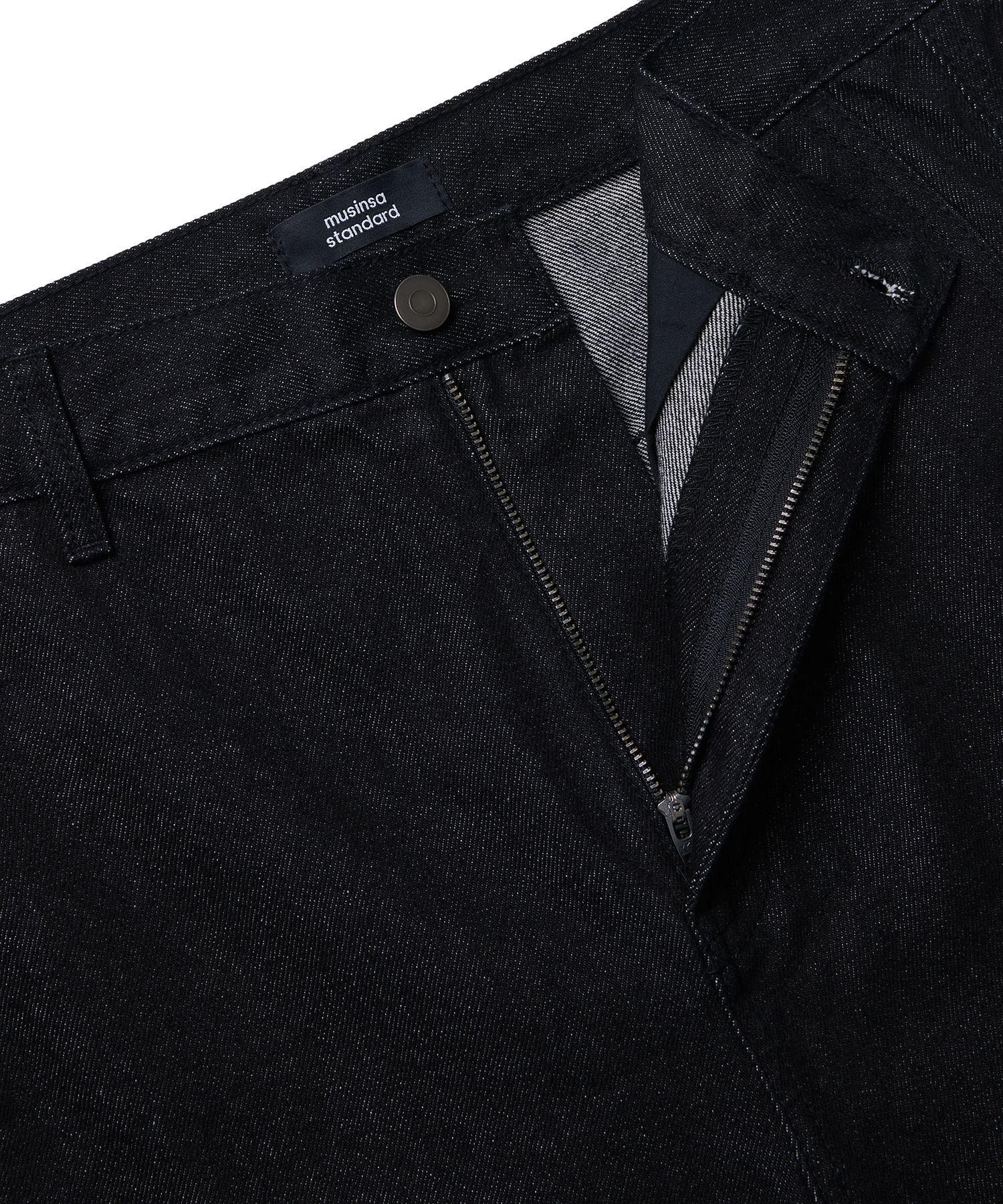 ★MUSINSA STANDARD★ Belted Semi Balloon Denim Pants Low Bla MUSINSA | MUSINSA STANDARD Twisted Semi Balloon Denim Pants