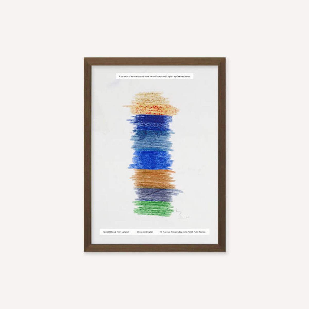 그릿시즌(GREET SEASON) SendbOOks - A shelf at Yvon Lambert (액자 포함)