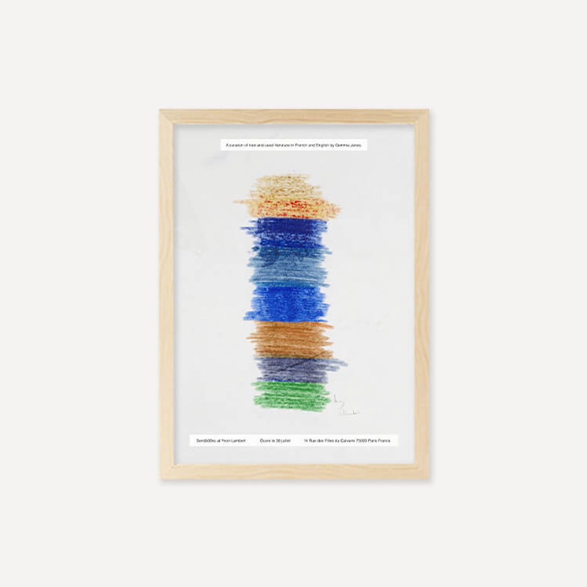 그릿시즌(GREET SEASON) SendbOOks - A shelf at Yvon Lambert (액자 포함)