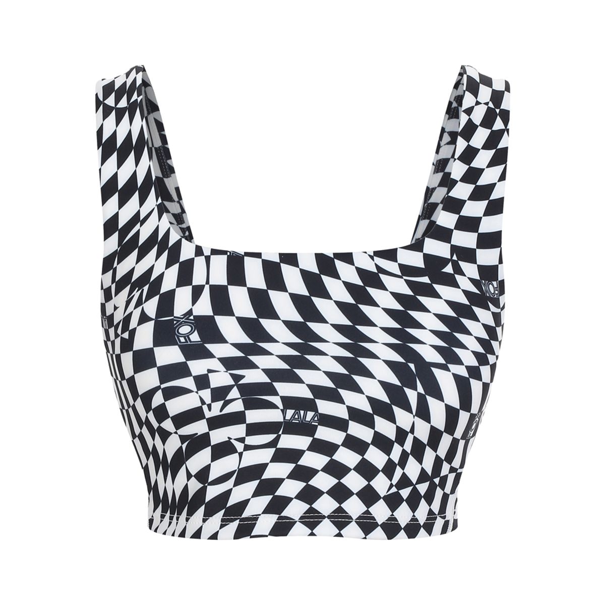라라폭스(LALAFOX) CHECKERBOARD BRA TOP BN3BR007