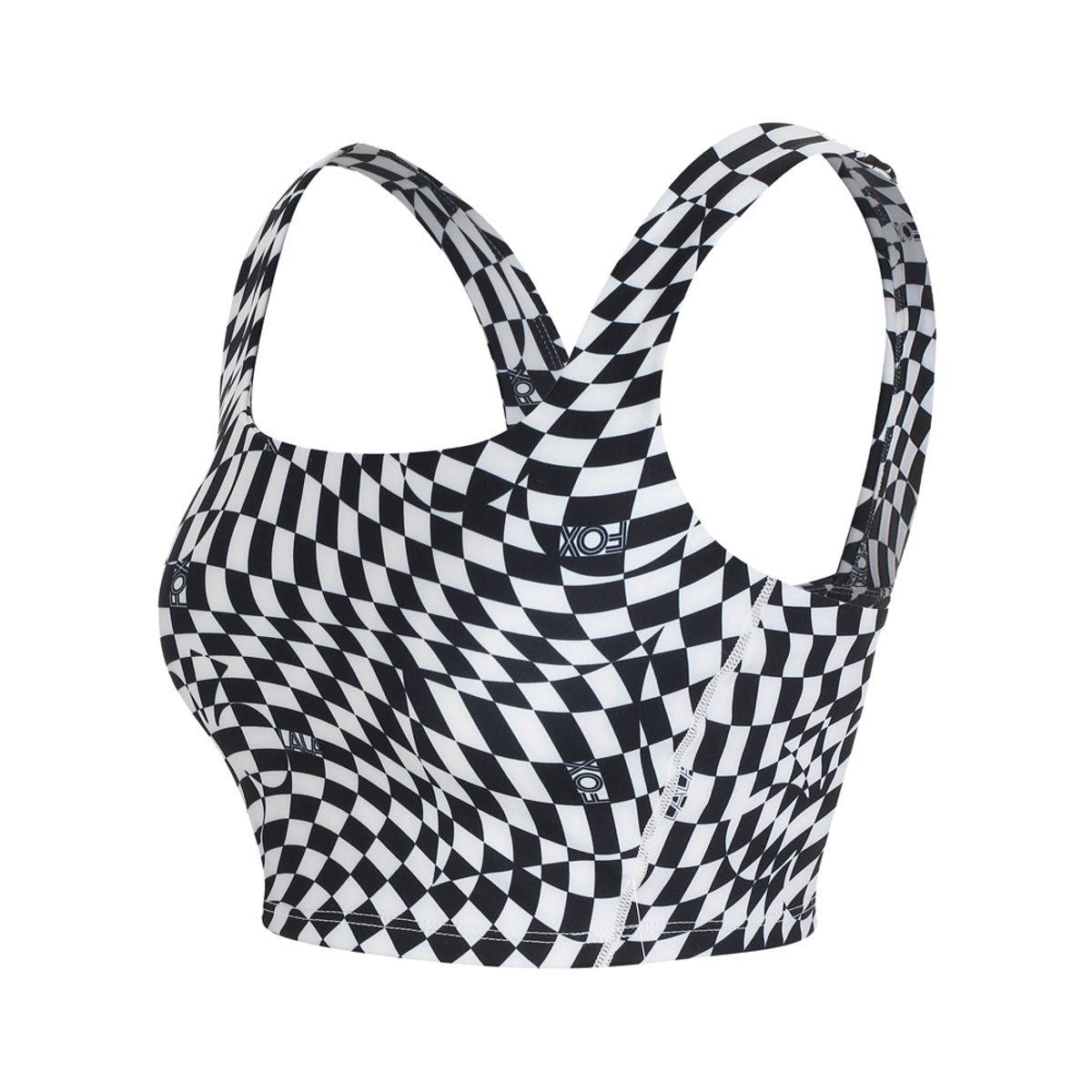 라라폭스(LALAFOX) CHECKERBOARD BRA TOP BN3BR007