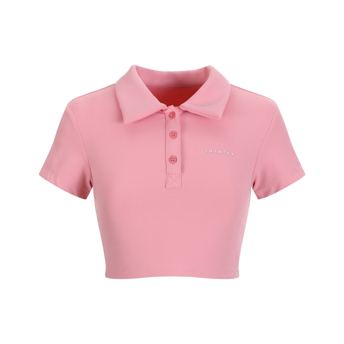 라라폭스(LALAFOX) CLOUDY COLLAR CROPPED T-SHIRT BN3CH002