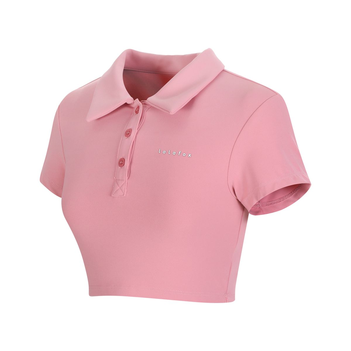 라라폭스(LALAFOX) CLOUDY COLLAR CROPPED T-SHIRT BN3CH002