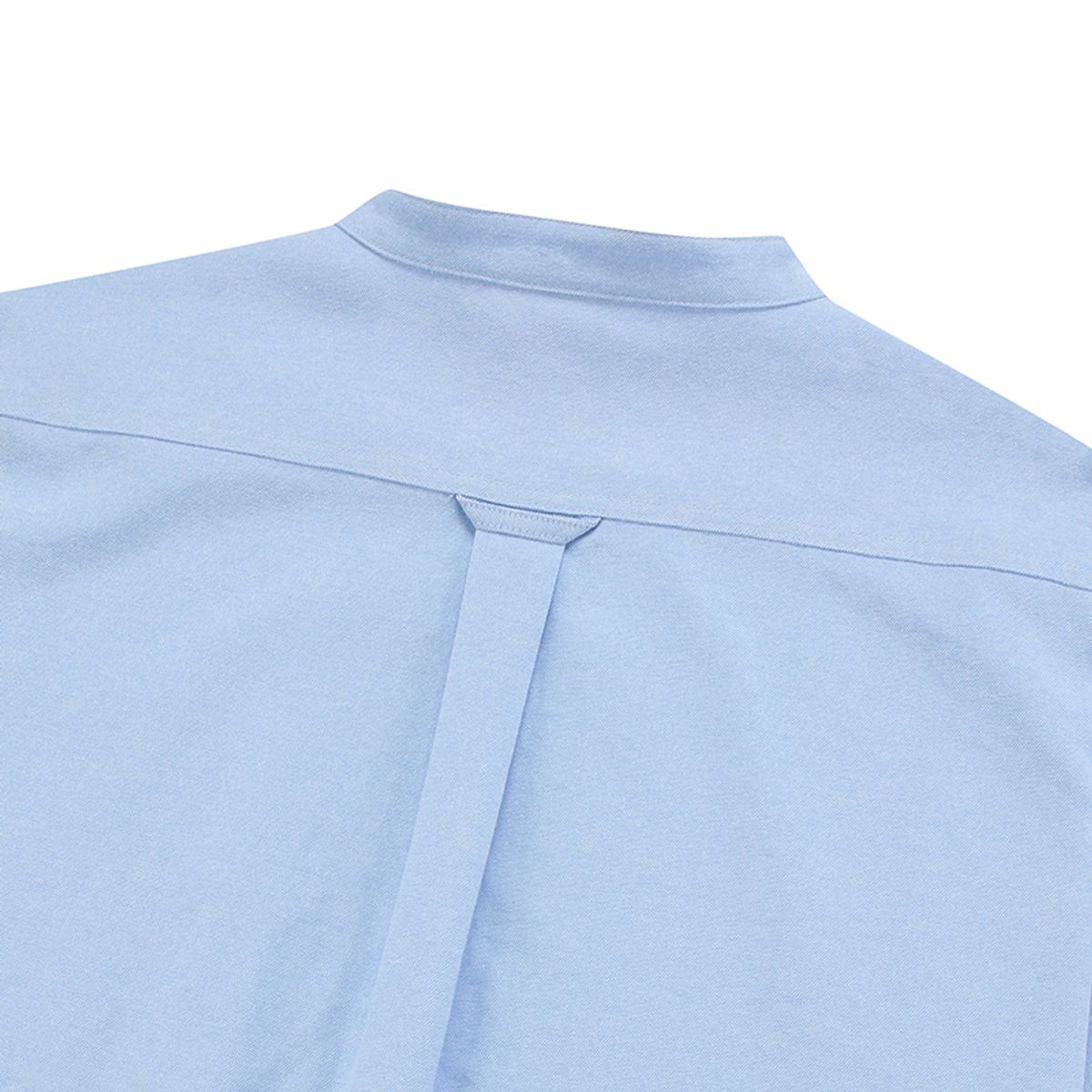컬럼비아 유니버시티(COLUMBIA UNIVERSITY) 1754 CROWN OVERFIT OXFORD HENLY NECK SHIRTS 블루