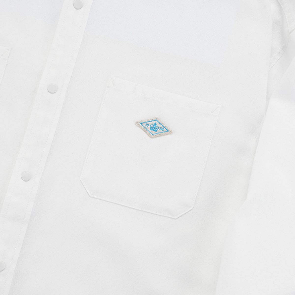 컬럼비아 유니버시티(COLUMBIA UNIVERSITY) 1754 CROWN OVERFIT OXFORD HENLY NECK SHIRTS 화이트