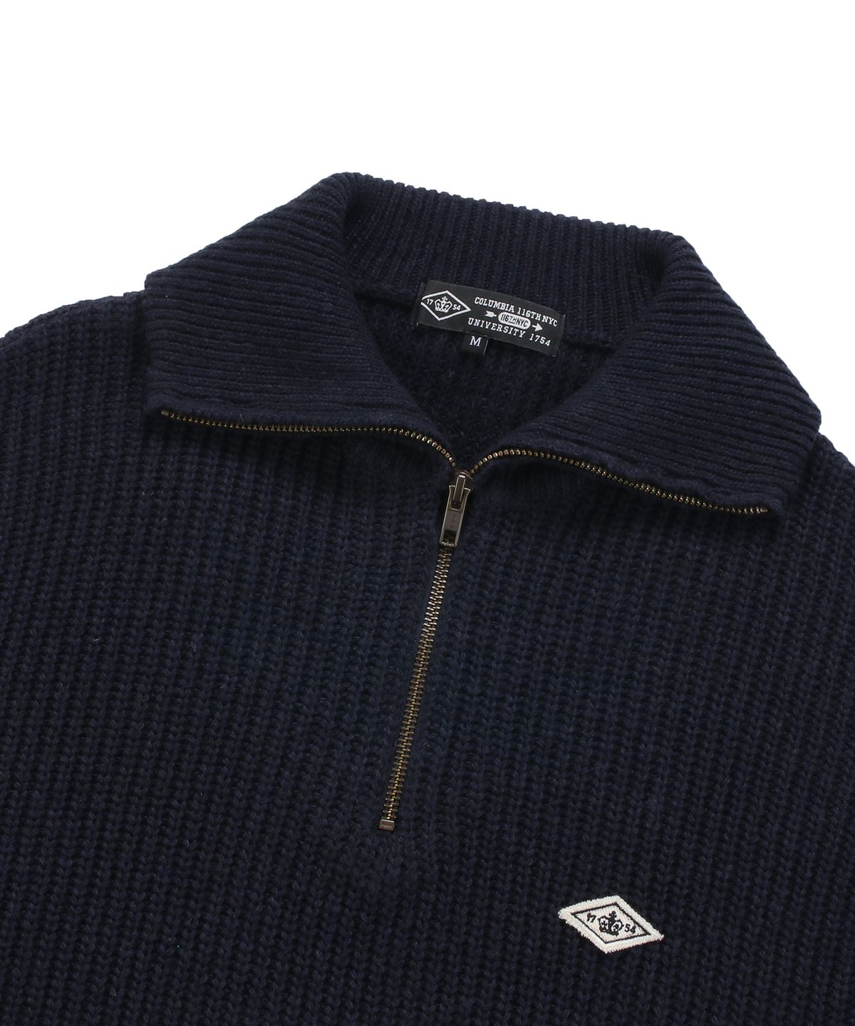 컬럼비아 유니버시티(COLUMBIA UNIVERSITY) 1754 CROWN OVERFIT HALF ZIP-UP SWEATHER 크라운네이비