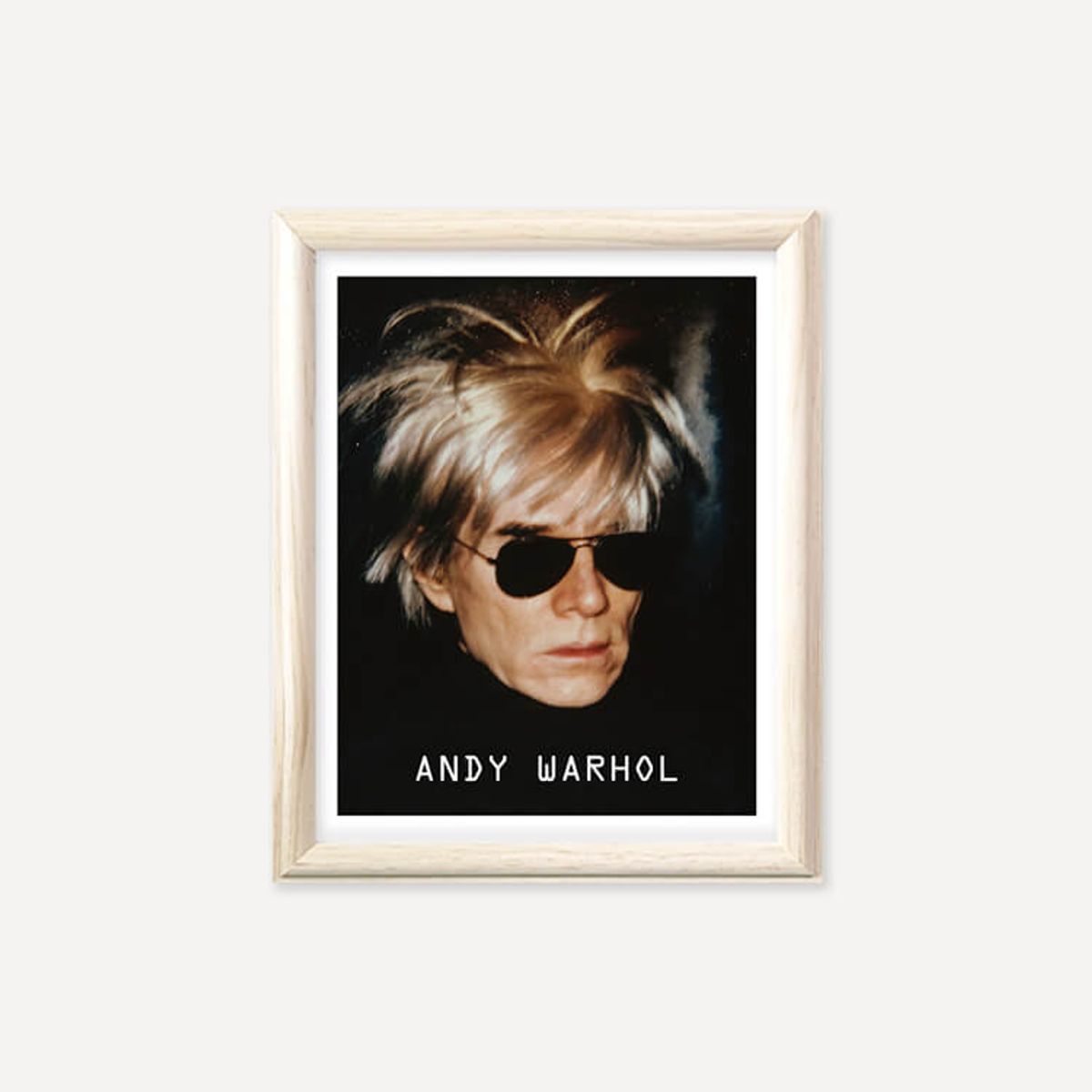 그릿시즌(GREET SEASON) 앤디 워홀 Self-Portrait with fright wig, 1986 (액자 포함)