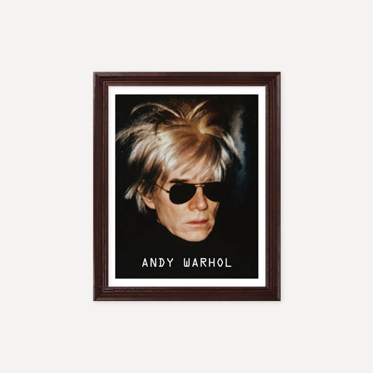 그릿시즌(GREET SEASON) 앤디 워홀 Self-Portrait with fright wig, 1986 (액자 포함)