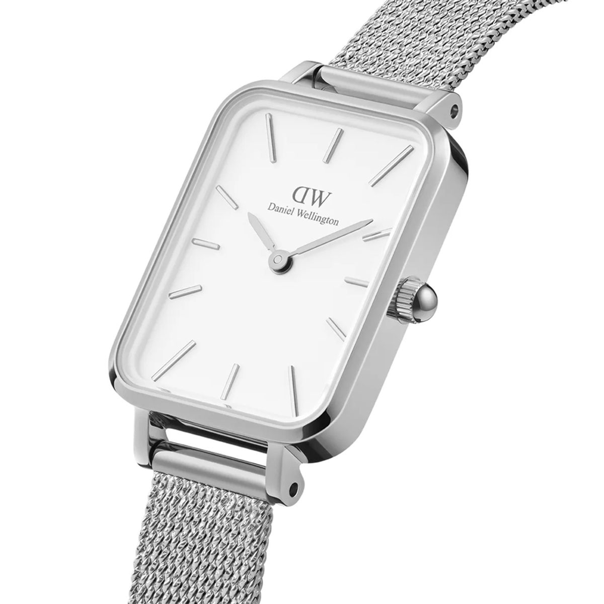 다니엘 웰링턴(DANIEL WELLINGTON) QUADRO PRESSED STERLING 실버색상 메탈시계