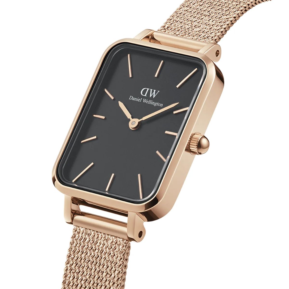 다니엘 웰링턴(DANIEL WELLINGTON) QUADRO PRESSED MELROSE 블랙 다이얼 DW여자시계