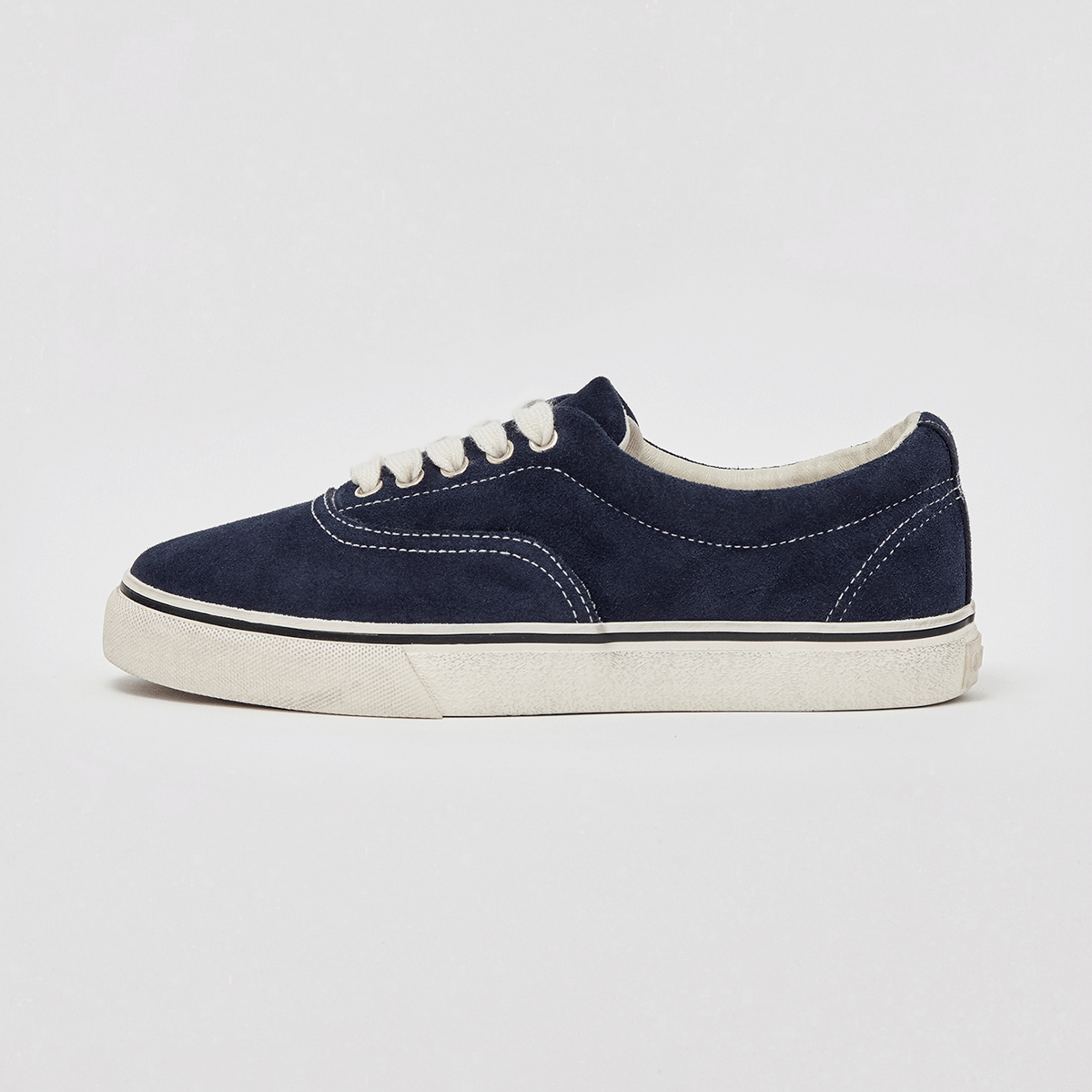 오디너리원(ORDINARYONE) ORIGINAL GROUND SNEAKERS 002 SUEDE NAVY
