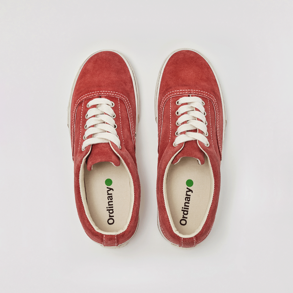 오디너리원(ORDINARYONE) ORIGINAL GROUND SNEAKERS 002 SUEDE RED