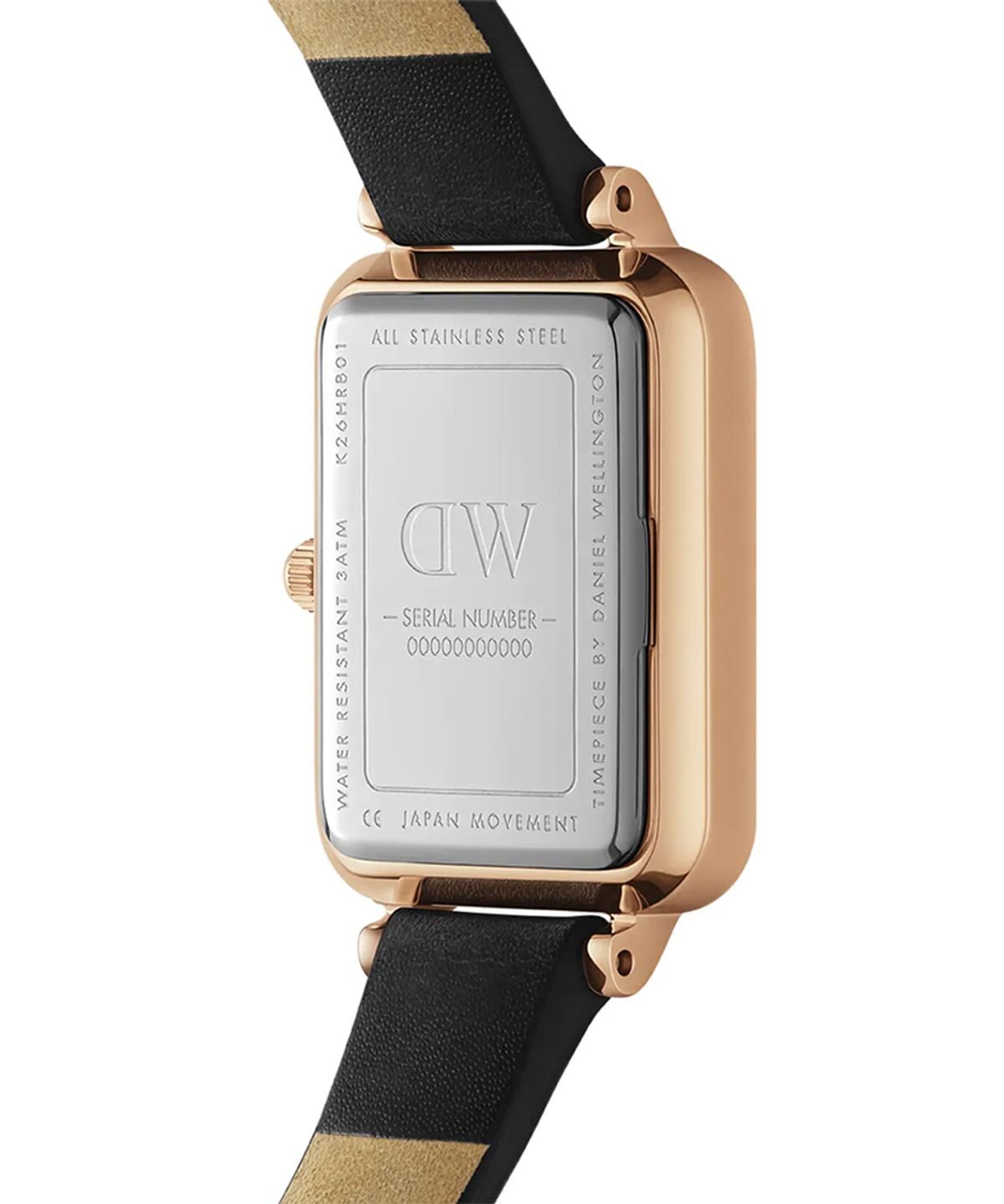 다니엘 웰링턴(DANIEL WELLINGTON) QUADRO PRESSED SHEFFIELD 가죽줄 패션시계