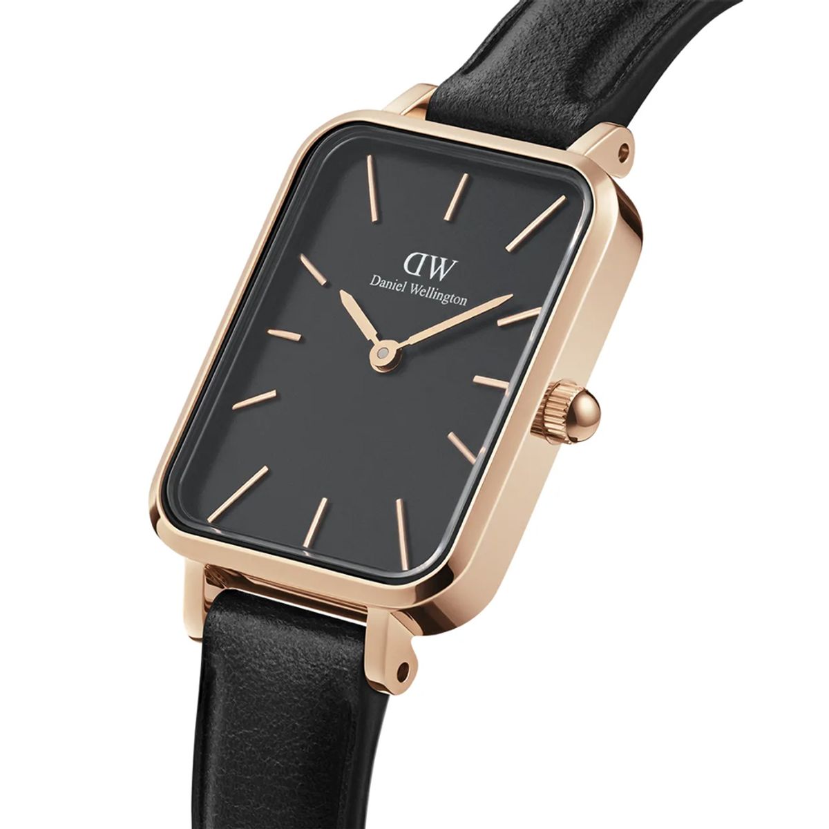 다니엘 웰링턴(DANIEL WELLINGTON) QUADRO PRESSED SHEFFIELD 블랙 가죽시계