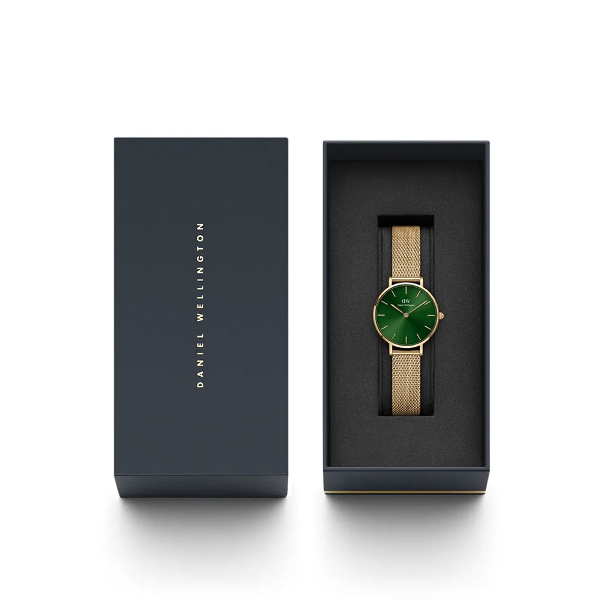 다니엘 웰링턴(DANIEL WELLINGTON) PETITE EMERALD 그린다이얼 패션손목시계