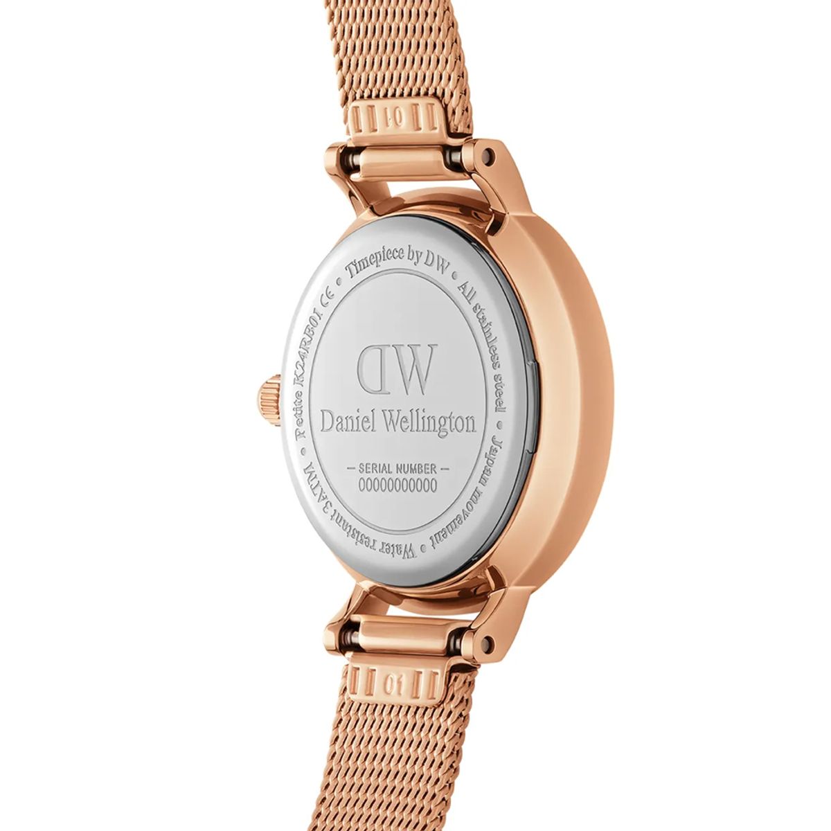 다니엘 웰링턴(DANIEL WELLINGTON) PETITE PRESSED MELROSE 여성용 로즈골드 손목시계