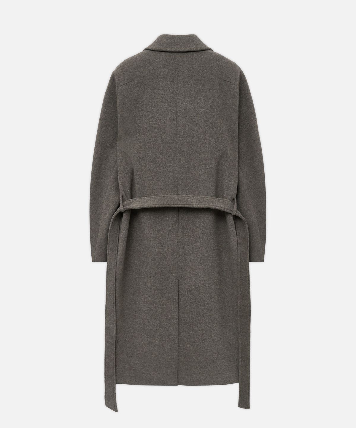 드로우핏(DRAW FIT) 프리미어 퓨어 울 로브 더블 코트 [MELANGE TAUPE]