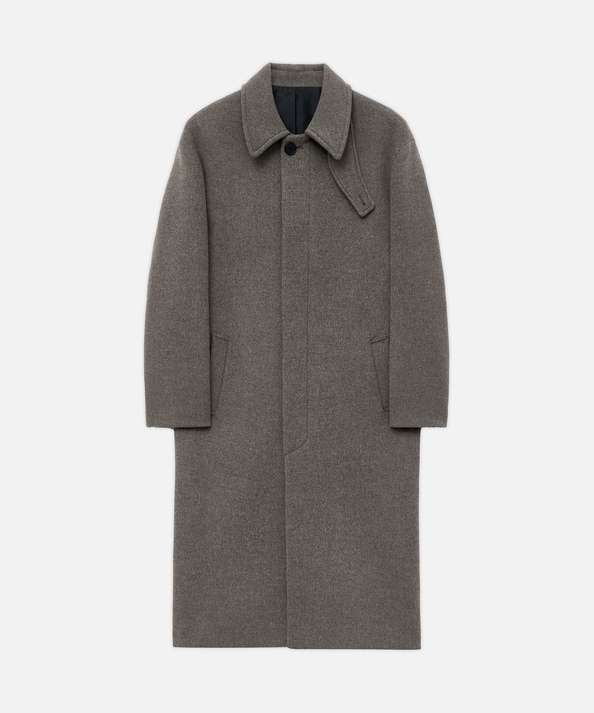 드로우핏(DRAW FIT) 프리미어 퓨어 울 발마칸 코트 [MELANGE TAUPE]