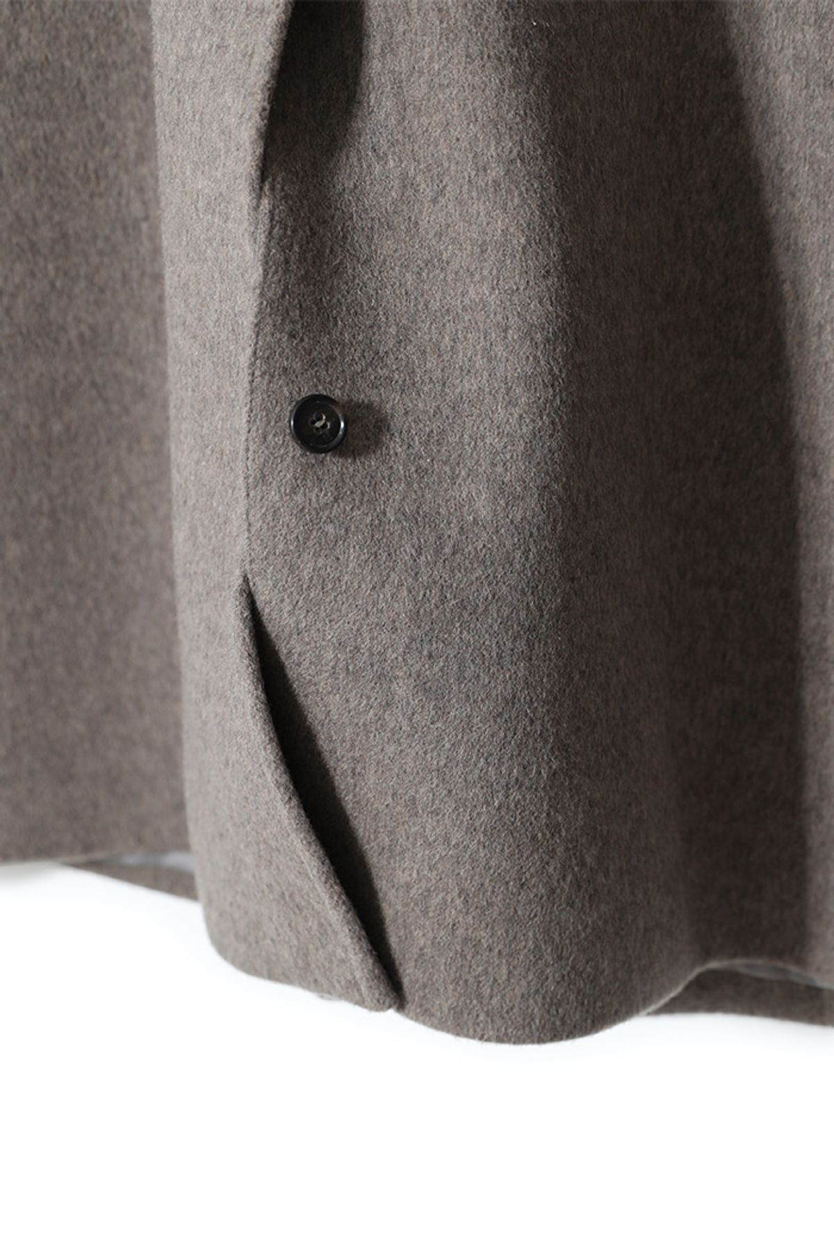 홀리선(HORLISUN) Winterport Wool Coat Melange Beige