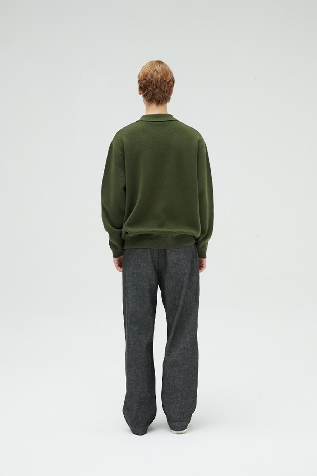 홀리선(HORLISUN) Kelowna Knit Pullover Dark Olive