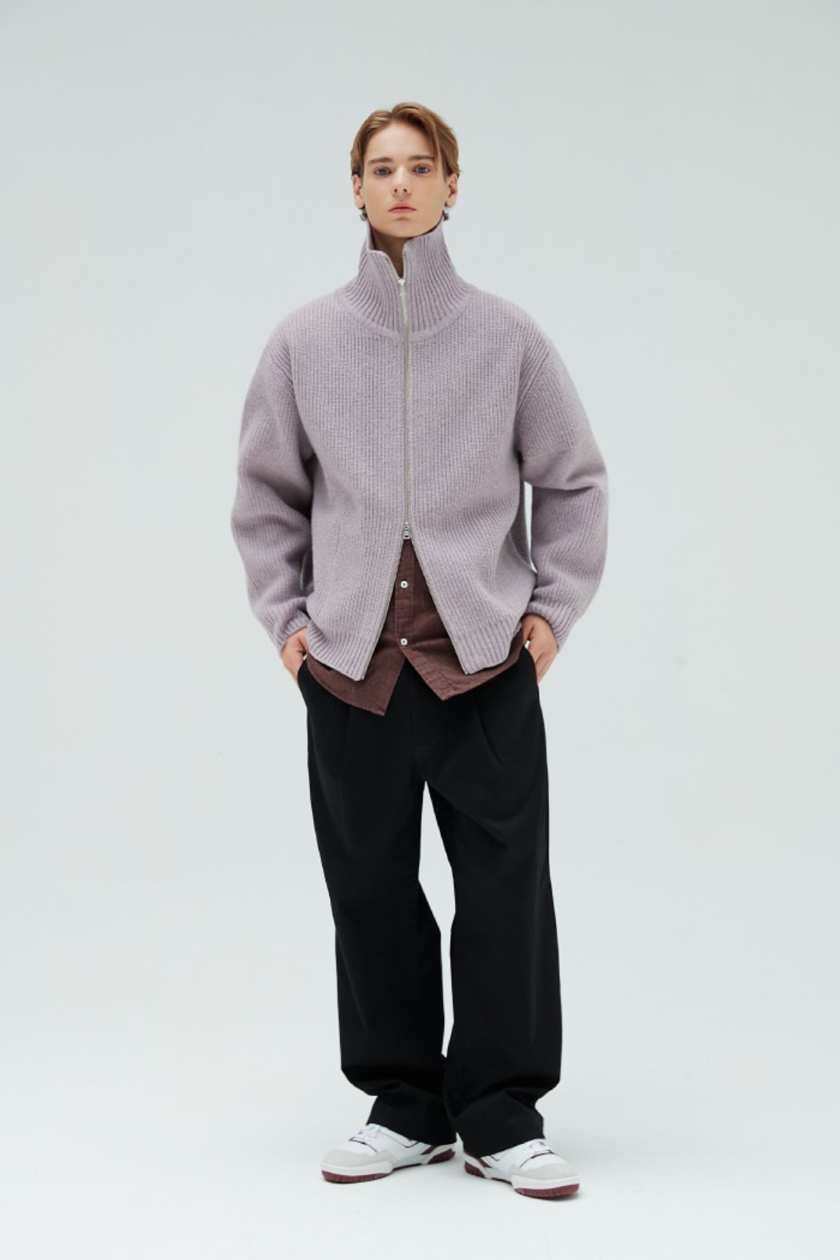 홀리선(HORLISUN) 22FW Heights Cotton Wide Loose Pants Black