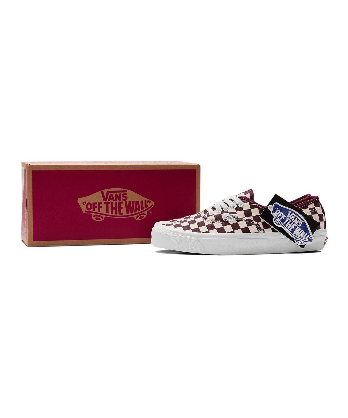 반스(VANS) 어센틱 44 DX - (애너하임 팩토리) 체커보드 포트 로얄 / VN0005U84QU1