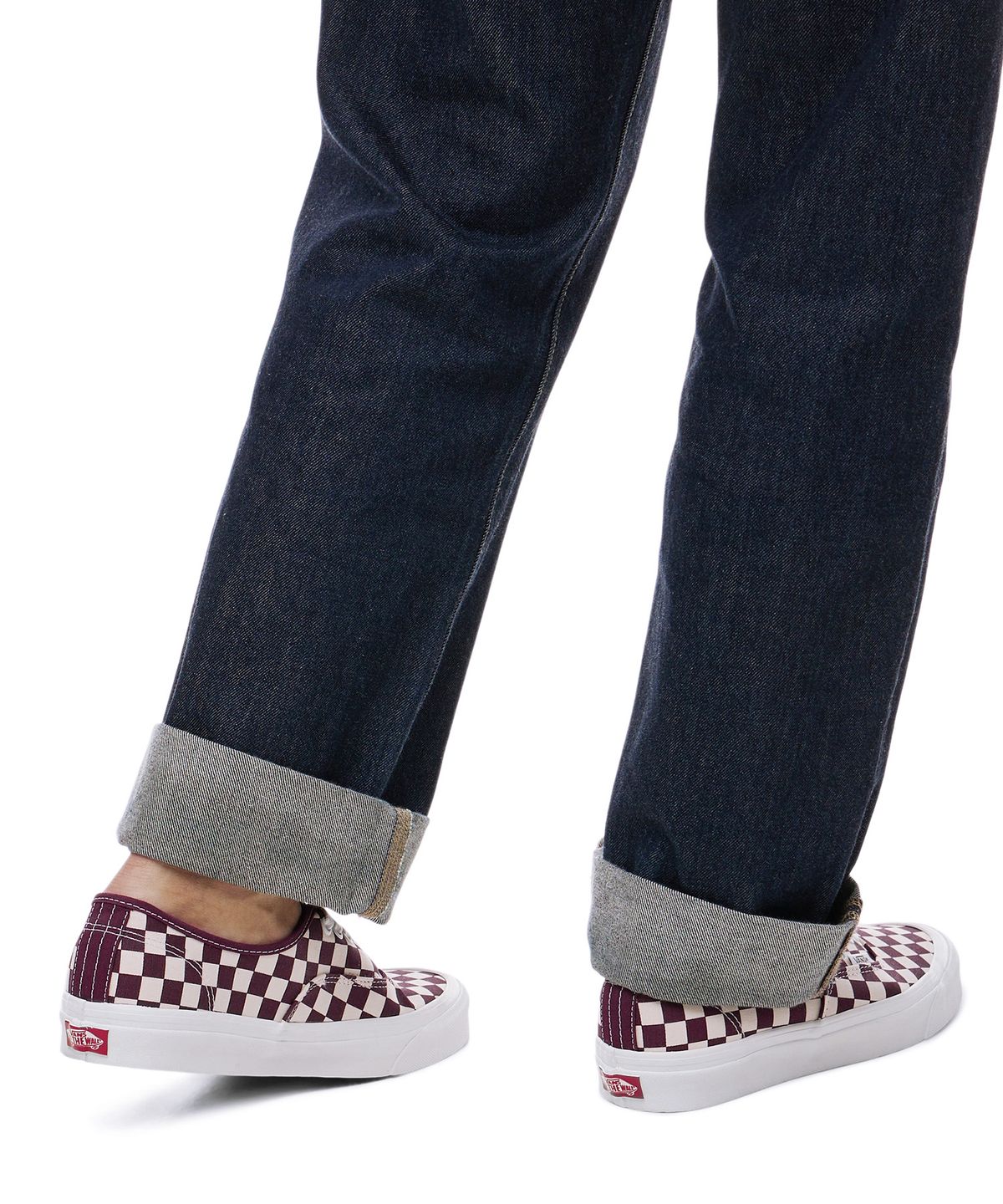 반스(VANS) 어센틱 44 DX - (애너하임 팩토리) 체커보드 포트 로얄 / VN0005U84QU1