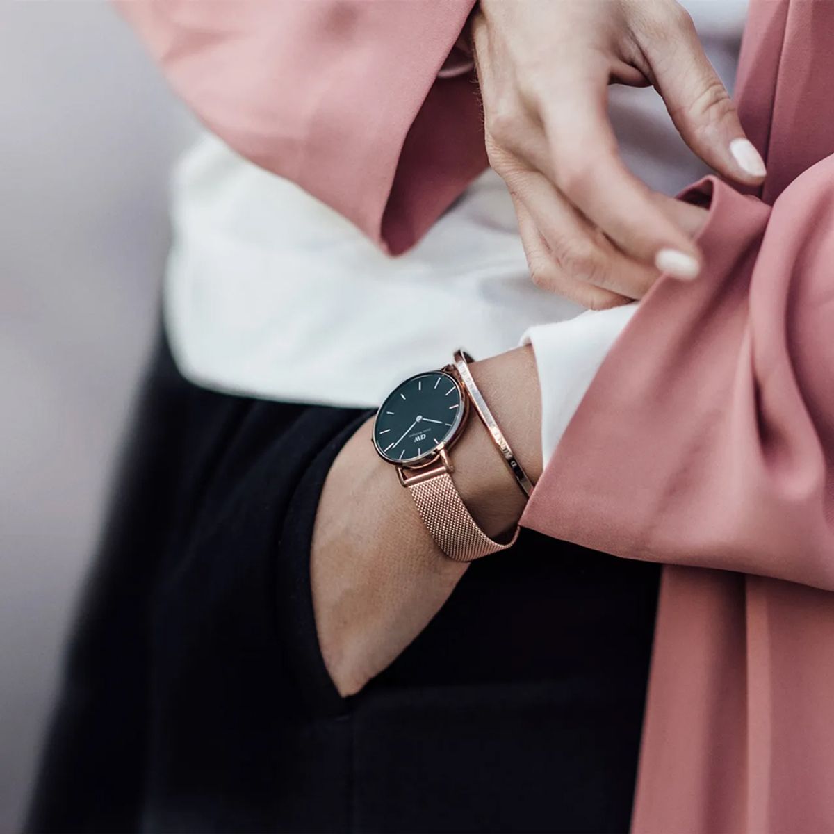 다니엘 웰링턴(DANIEL WELLINGTON) PETITE MELROSE 스틸 손목시계