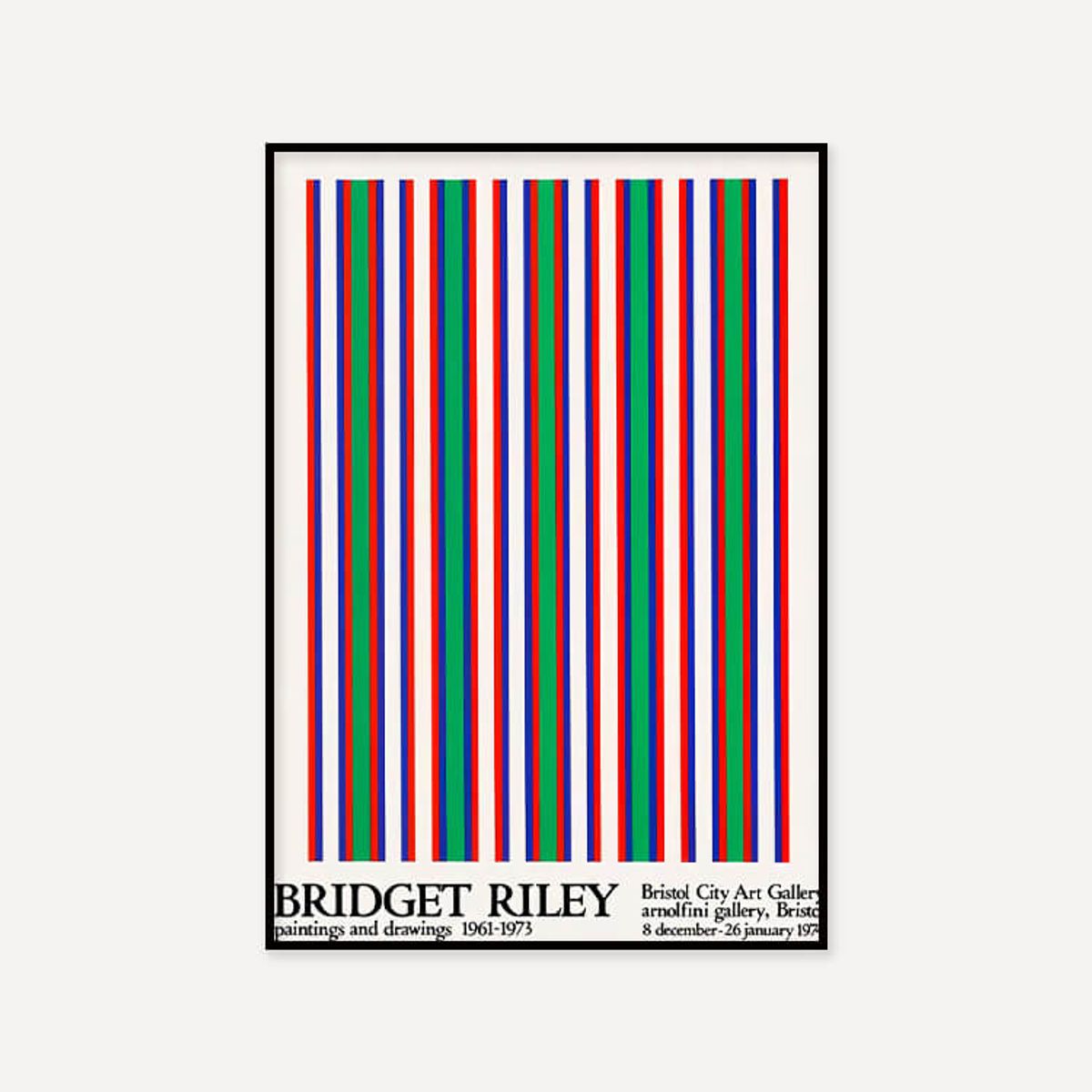 그릿시즌(GREET SEASON) 브리젯 라일리 Bridget Riley, 1974 (액자 포함)