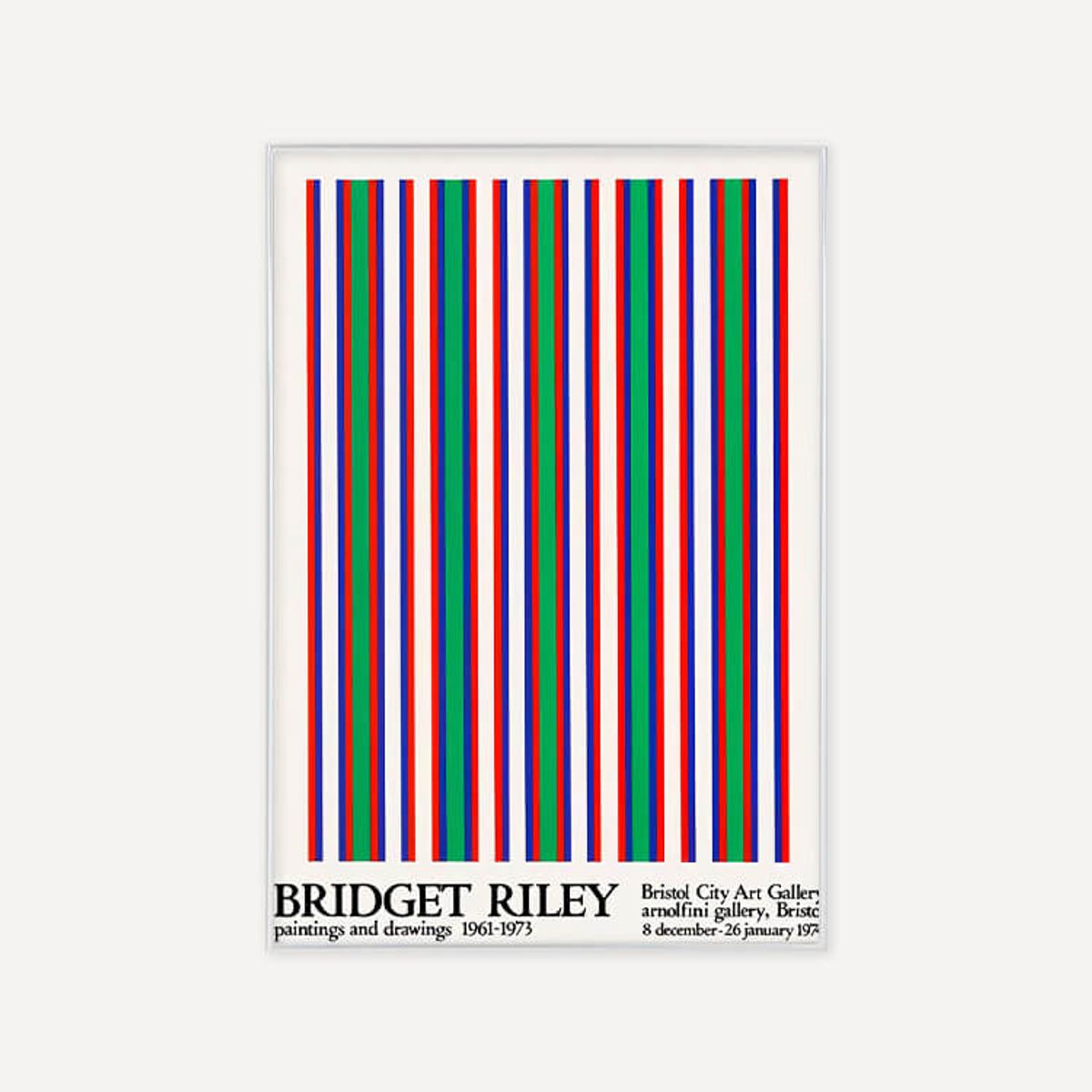 그릿시즌(GREET SEASON) 브리젯 라일리 Bridget Riley, 1974 (액자 포함)