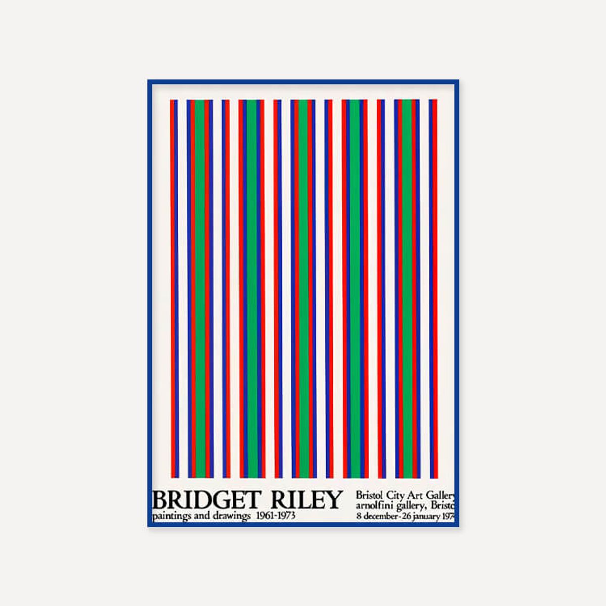 그릿시즌(GREET SEASON) 브리젯 라일리 Bridget Riley, 1974 (액자 포함)