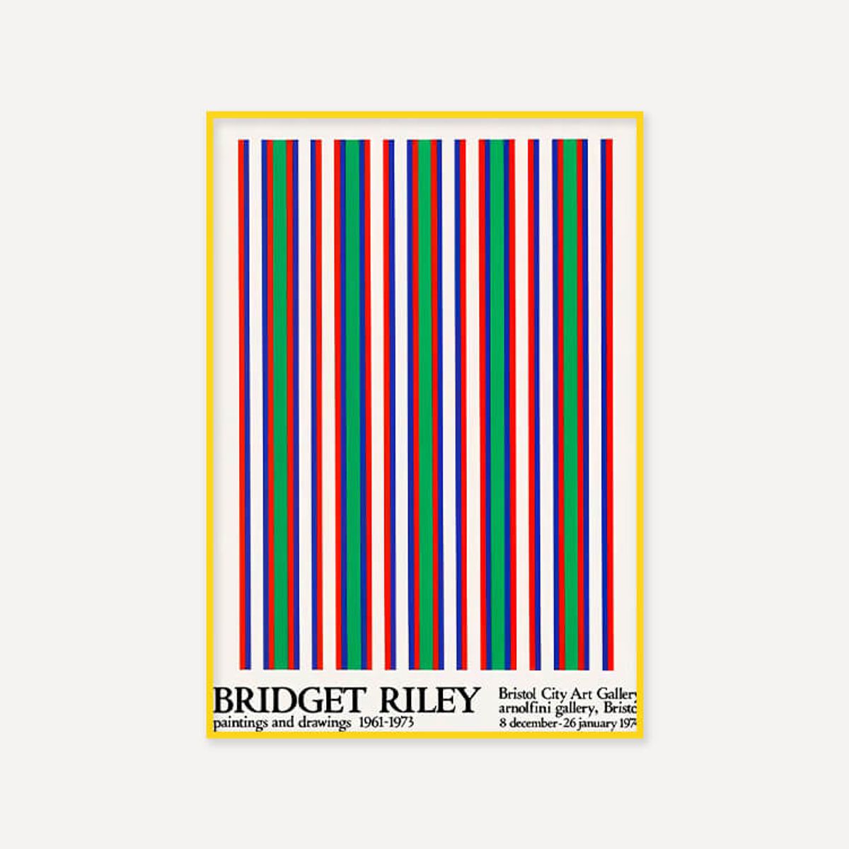그릿시즌(GREET SEASON) 브리젯 라일리 Bridget Riley, 1974 (액자 포함)