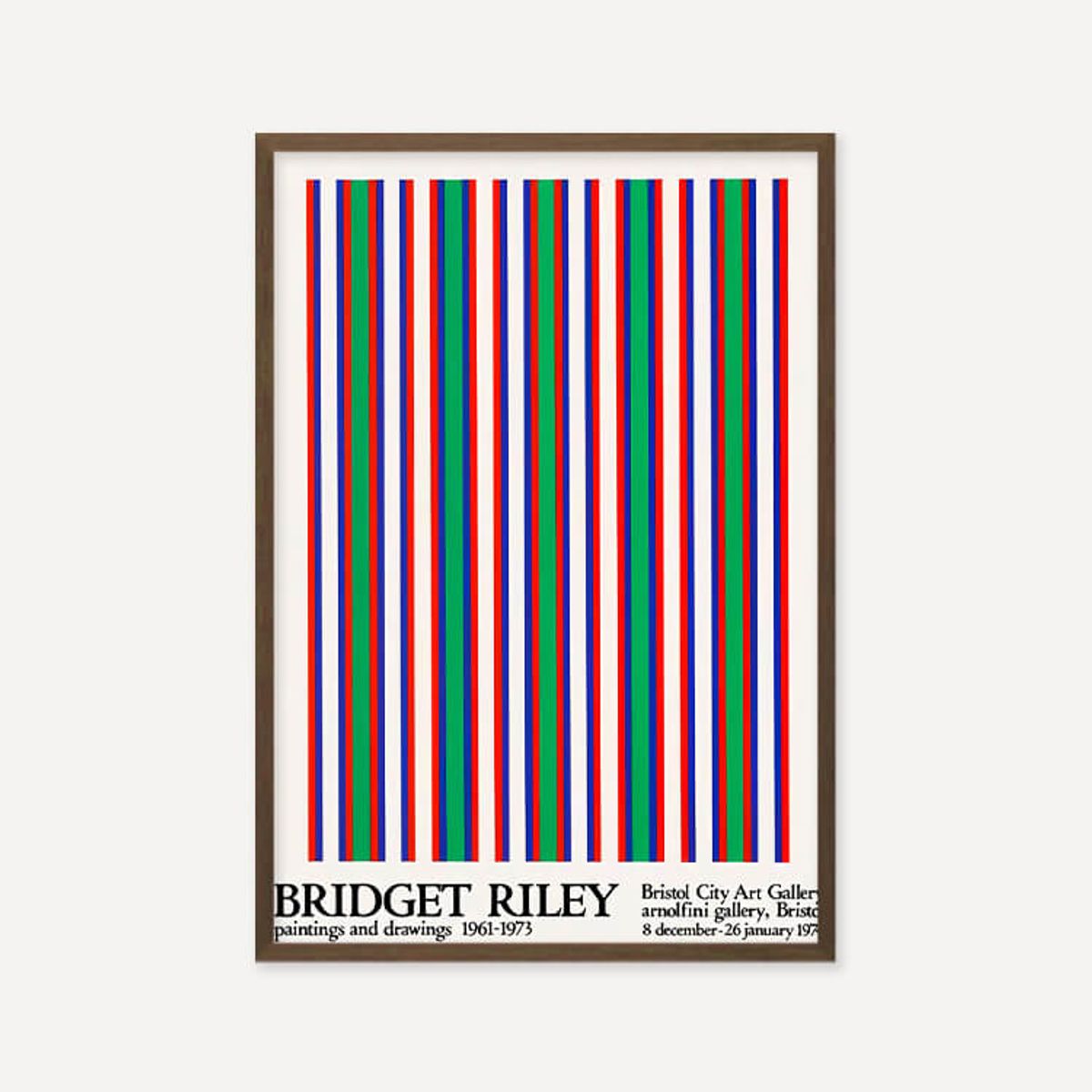 그릿시즌(GREET SEASON) 브리젯 라일리 Bridget Riley, 1974 (액자 포함)