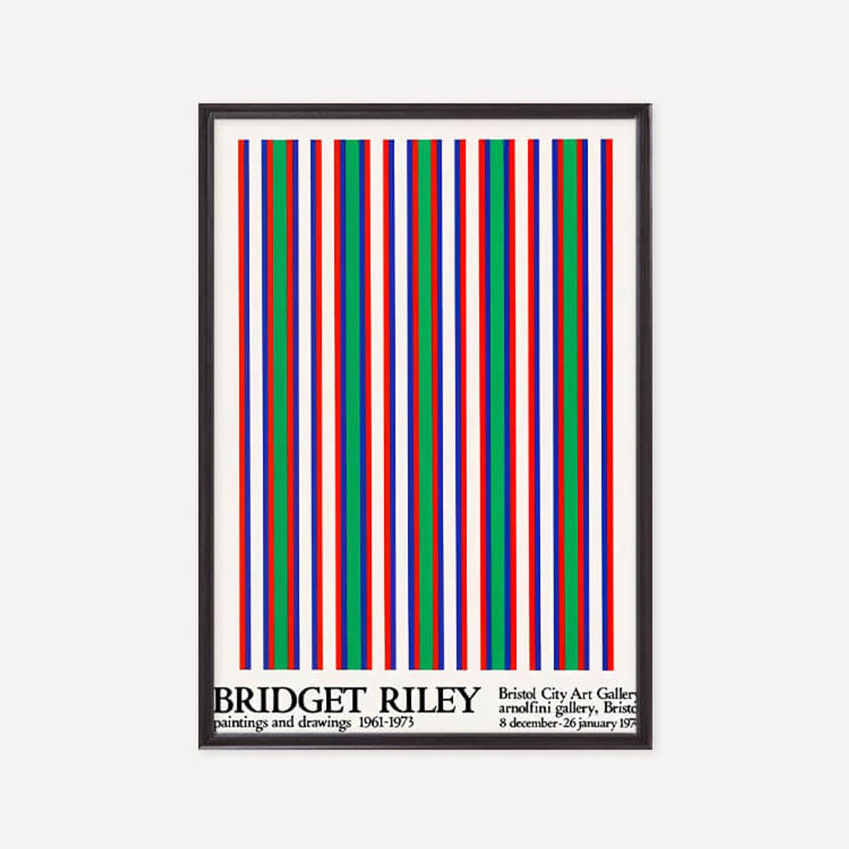그릿시즌(GREET SEASON) 브리젯 라일리 Bridget Riley, 1974 (액자 포함)