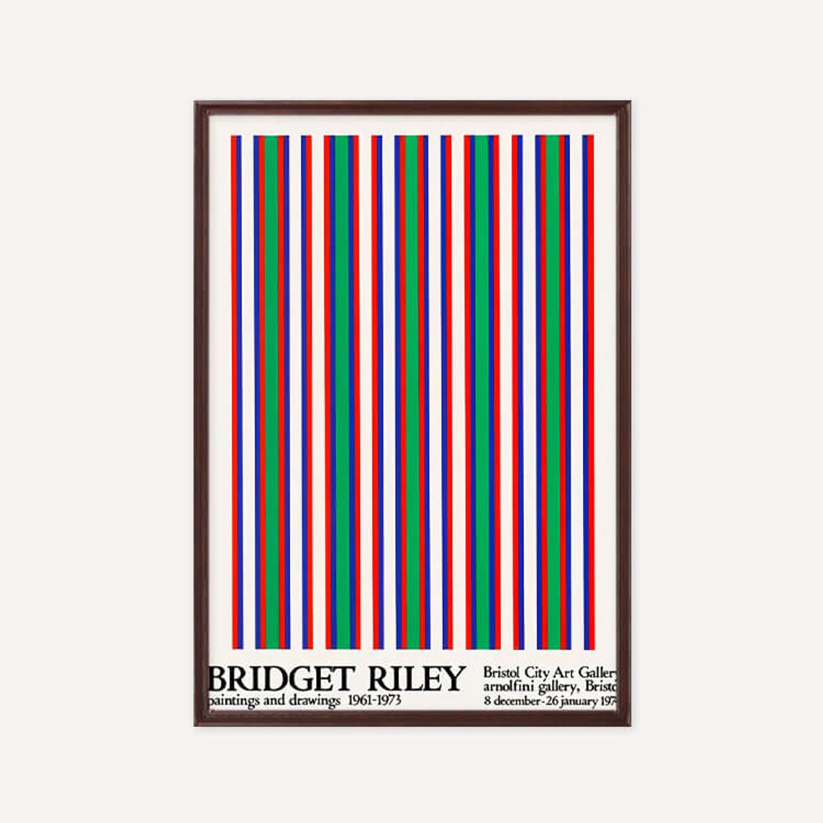 그릿시즌(GREET SEASON) 브리젯 라일리 Bridget Riley, 1974 (액자 포함)