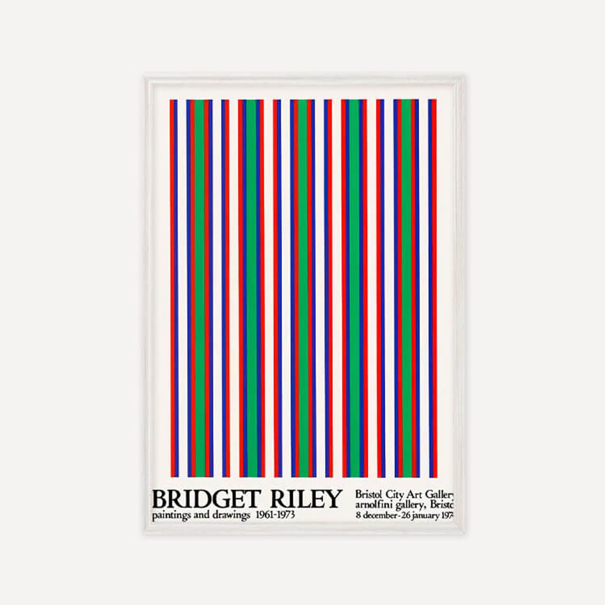 그릿시즌(GREET SEASON) 브리젯 라일리 Bridget Riley, 1974 (액자 포함)