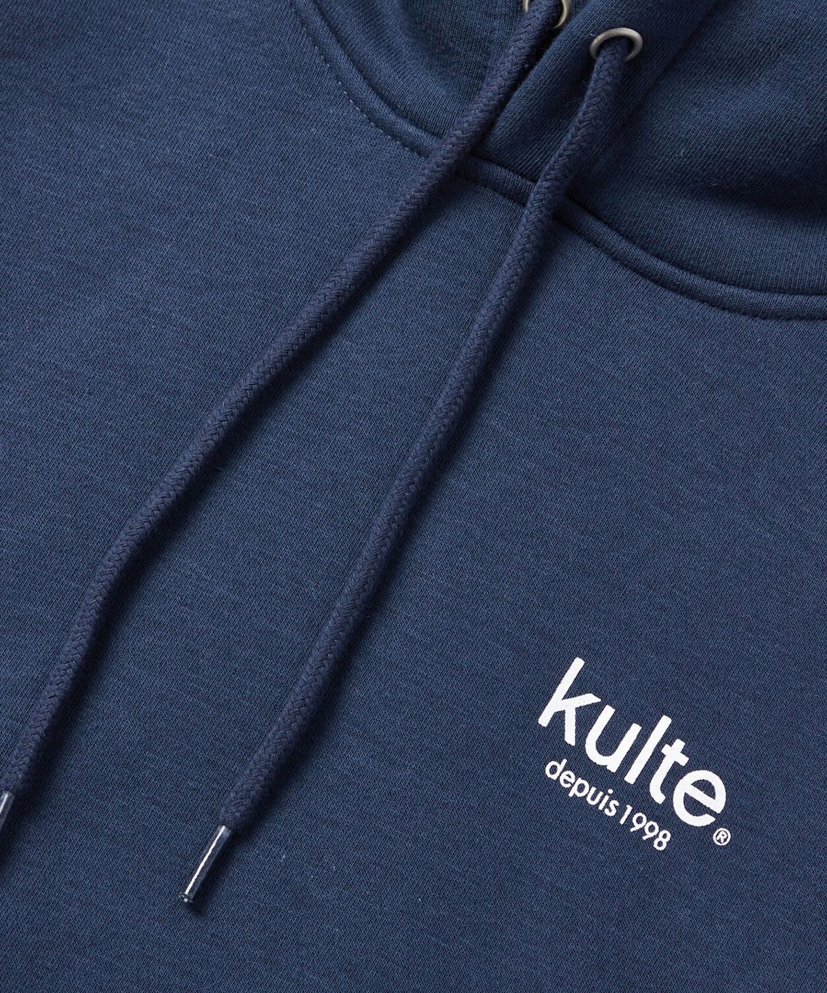 쿨트(KULTE) 클래식 로고 후디 네이비