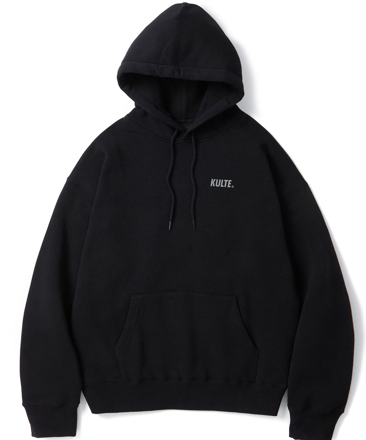 쿨트(KULTE) 다이나믹 로고 후디 블랙
