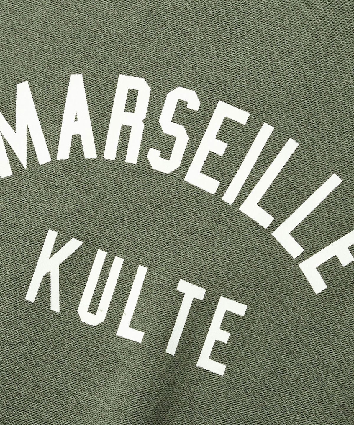 쿨트(KULTE) 마르세유 컬리지 크루넥 카키