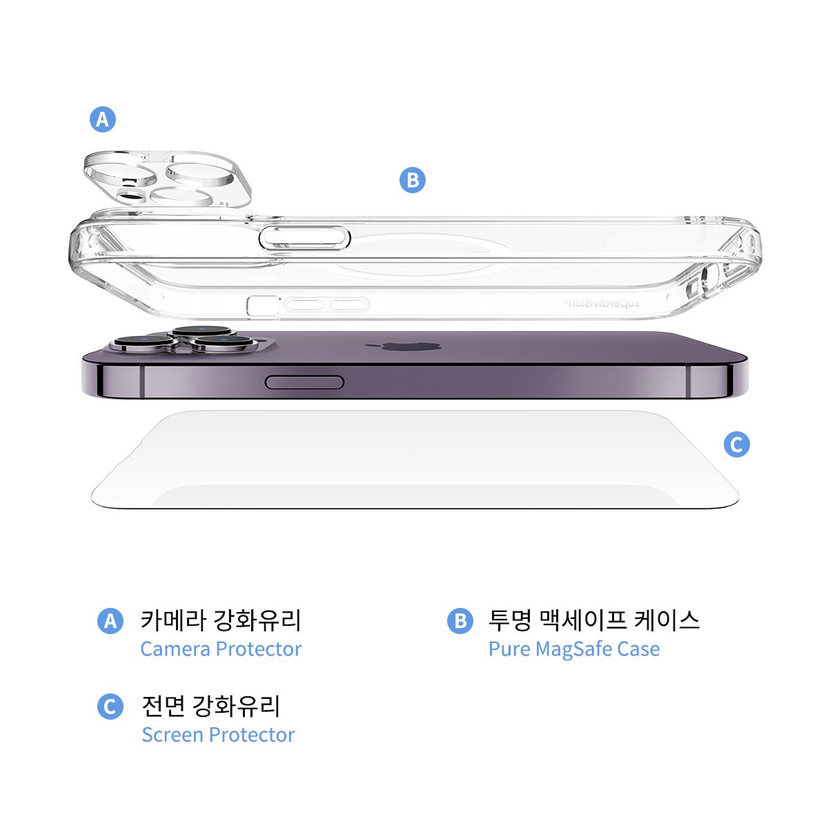 슈퍼디비전(SUPERDIVISION) 퓨어 맥세이프 올인원 패키지