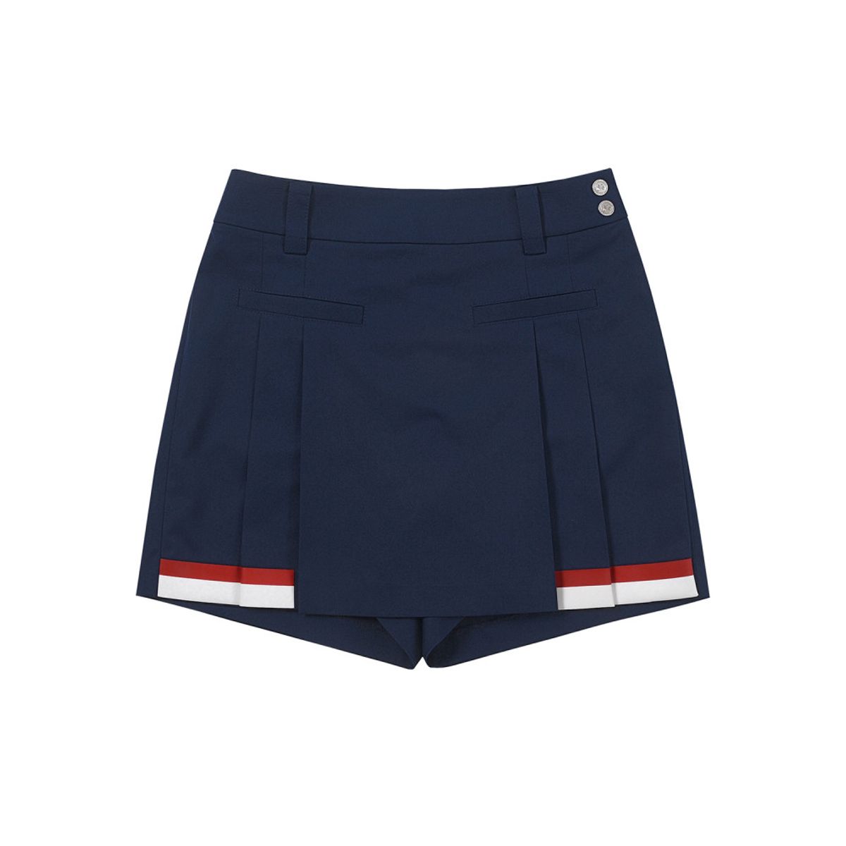 마틴골프(MARTINE GOLF) Tip Color Point Wrap Shorts_Navy