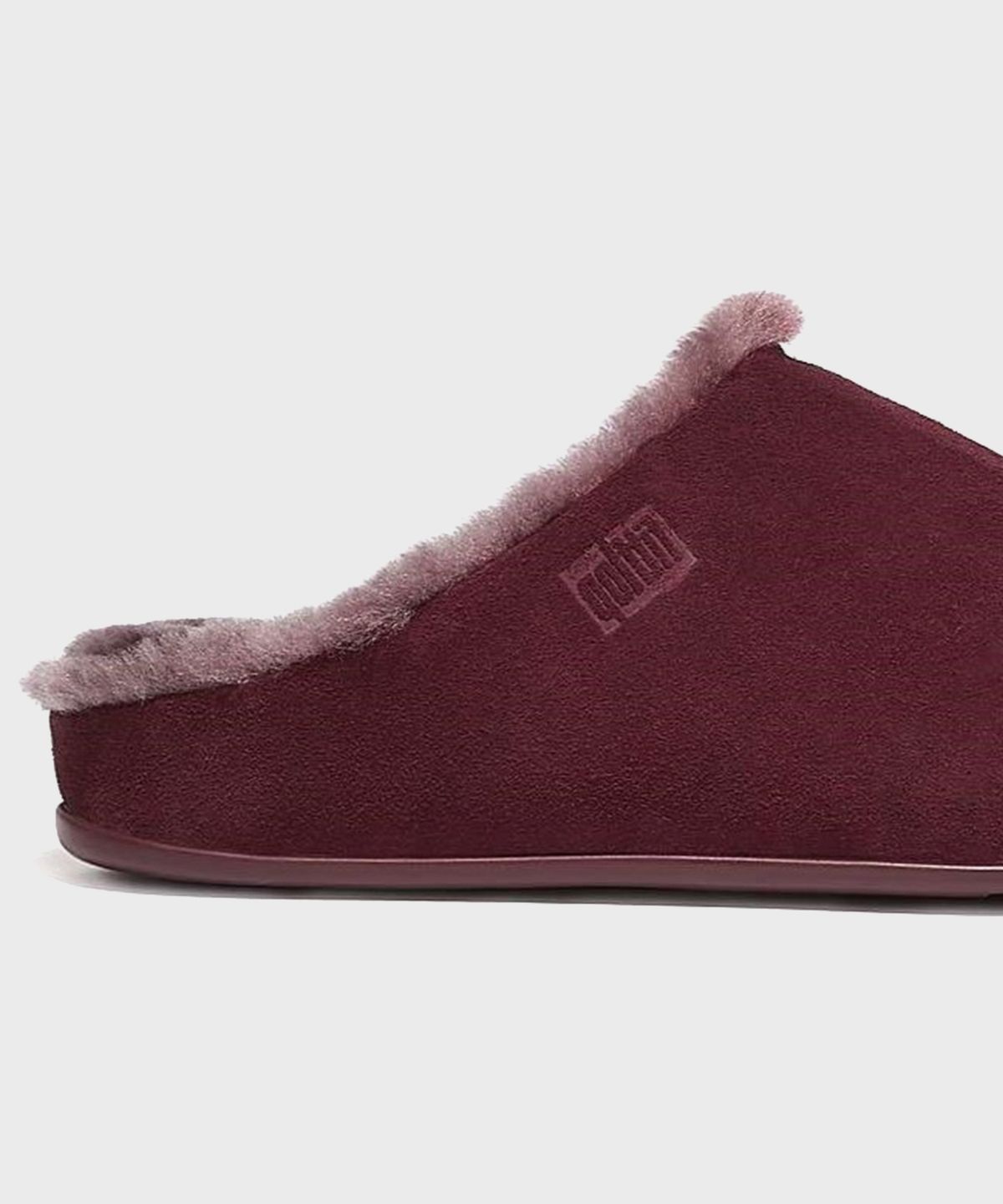 핏플랍(FITFLOP) 크리시 시어링 어그 슬리퍼 Plummy