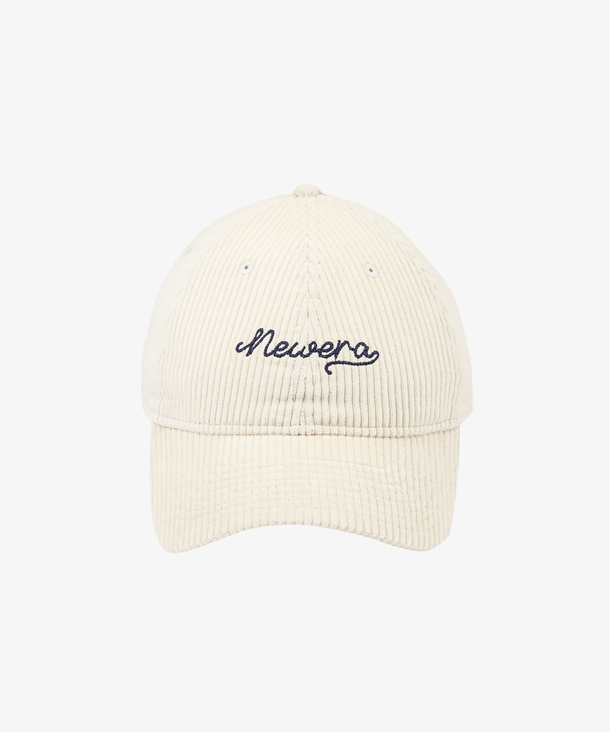 뉴에라(NEW ERA) 코듀로이 체인 스티치 언스트럭쳐 볼캡 아이보리