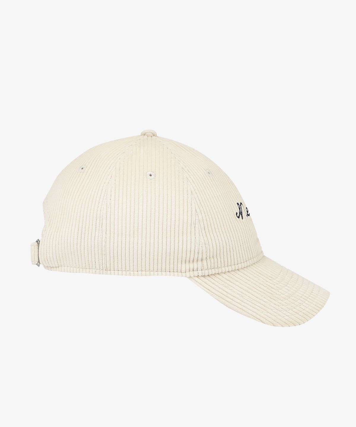 뉴에라(NEW ERA) 코듀로이 체인 스티치 언스트럭쳐 볼캡 아이보리