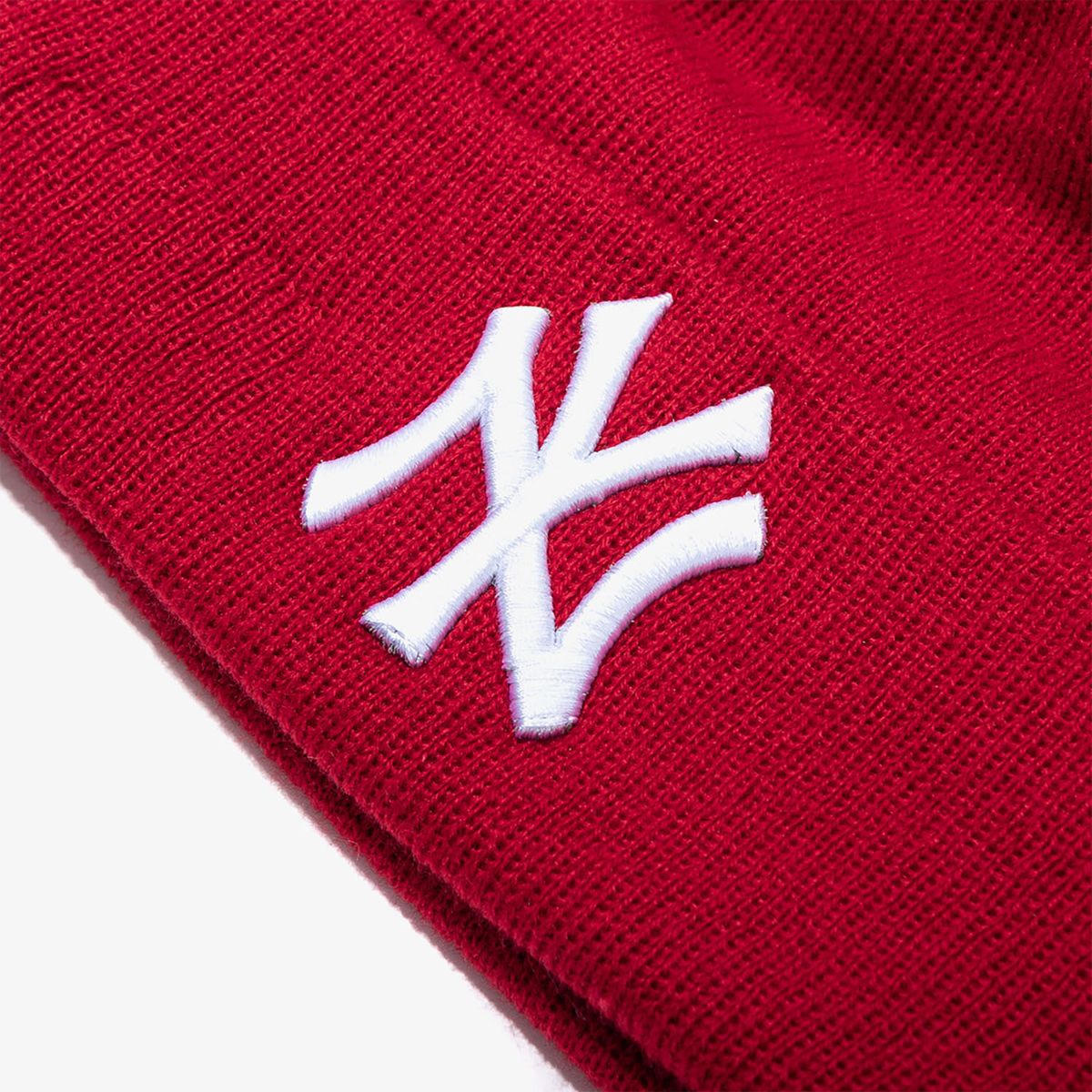뉴에라(NEW ERA) MLB 리그 베이직 커프 뉴욕 양키스 비니 스칼렛