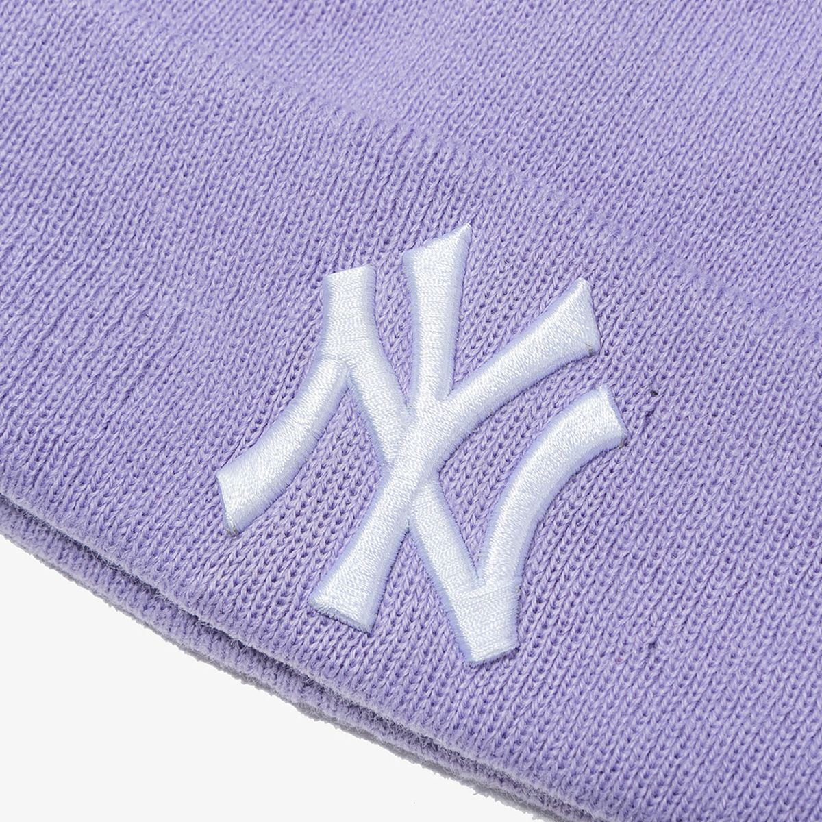 뉴에라(NEW ERA) MLB 리그 베이직 커프 뉴욕 양키스 비니 라이트 퍼플