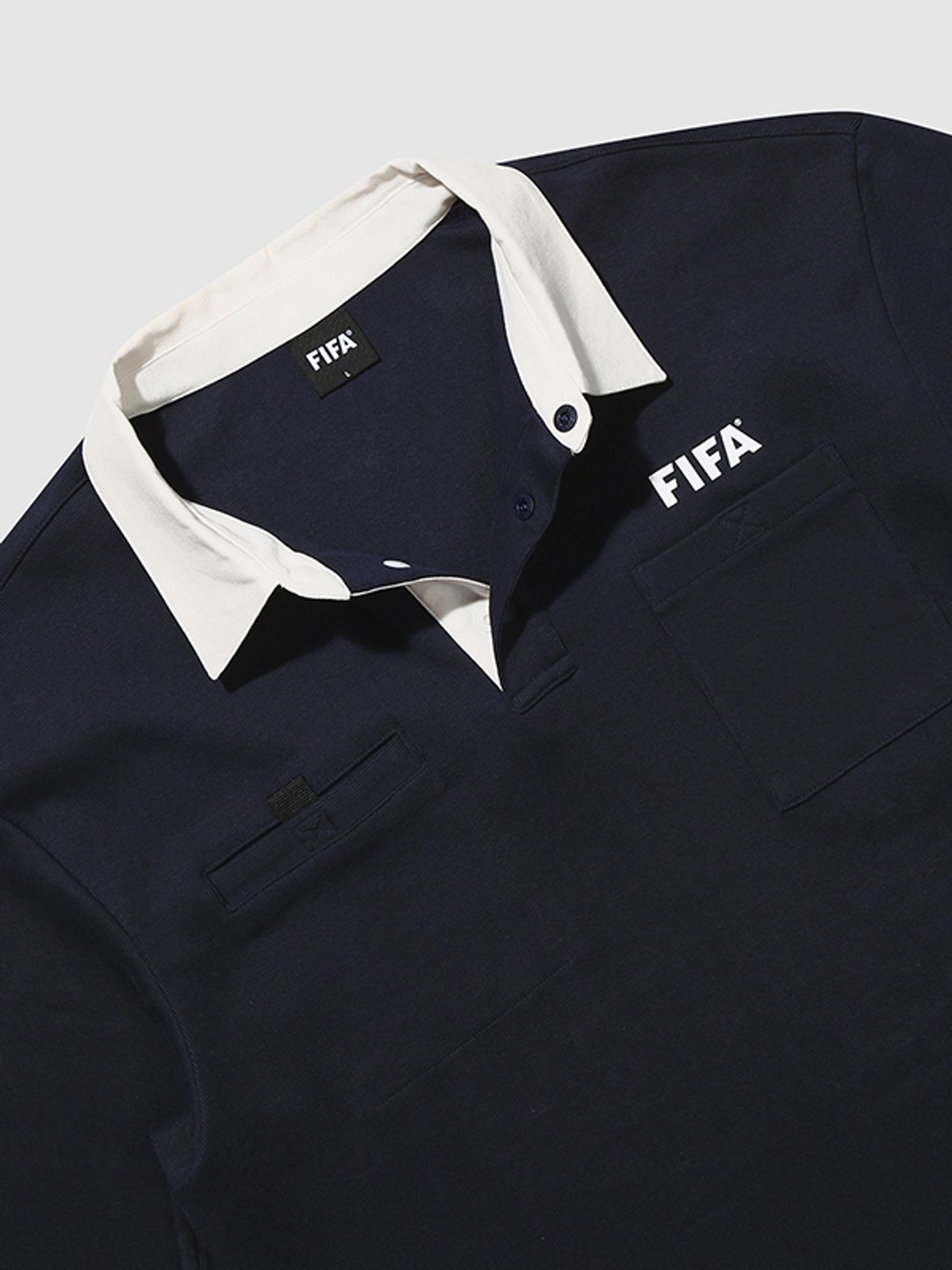 피파 1904(FIFA 1904) 카라 포켓 티셔츠 네이비(FF24TC01U_240)