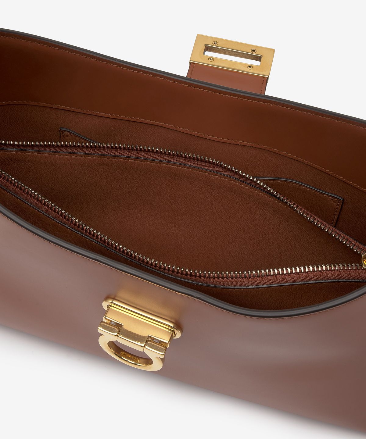 페라가모(SALVATORE FERRAGAMO) 트리폴리오 숄더백 - 카라멜 / 210926745036